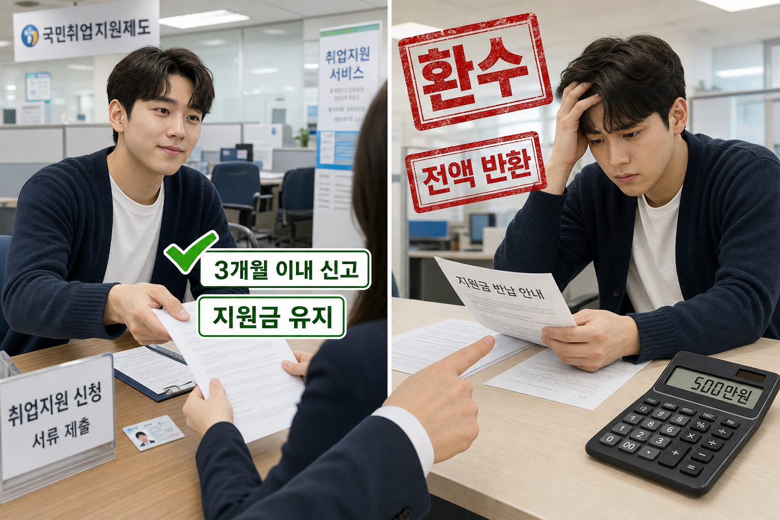 청년취업지원금 주의사항
